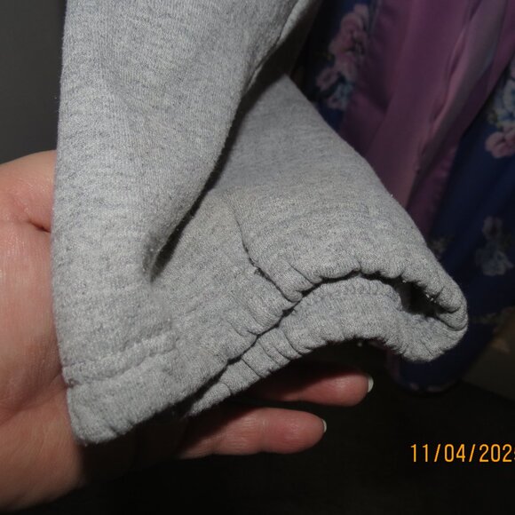 Men's 2X Fruit of the Loom Grey Sweatpants - Picture 3 of 4